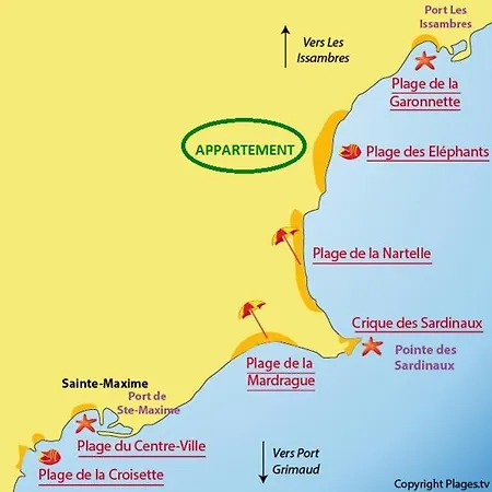 Apartment Ste-maxime - Au Coeur De La Pinede Avec Grande Terrasse Et Parking Gratuit A 500m De La Sainte-Maxime